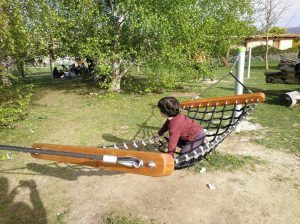 columpios parque sentidos