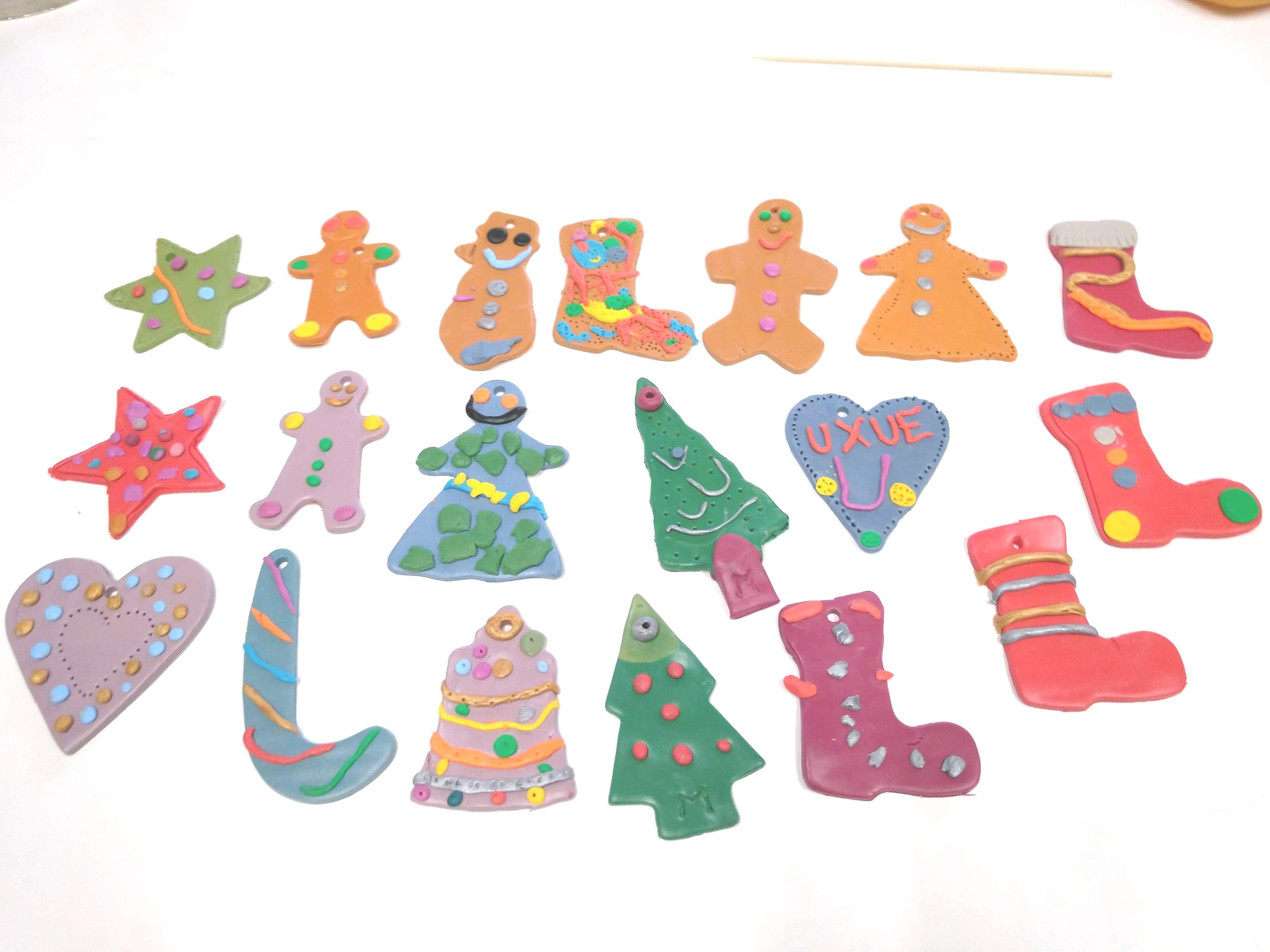 taller adornos navideños